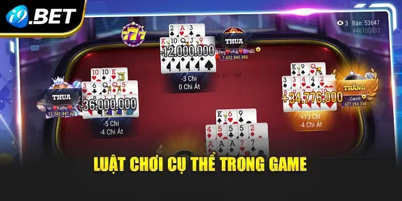 Luật chơi cụ thể trong game