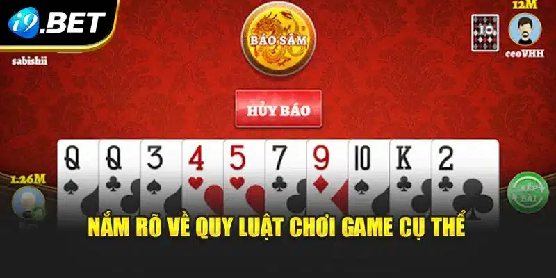 Nắm rõ về quy luật chơi game cụ thể